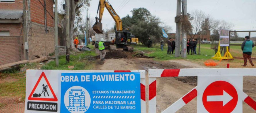 Ituzaingó: Inició la obra de pavimentación de las márgenes del Río Reconquista