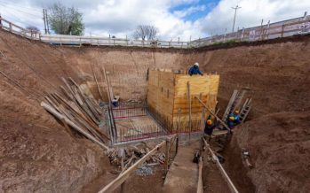 COMIREC: Avanza la obra de la estación de bombeo cloacal y la red primaria San Carlos