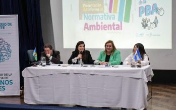 El Ministerio de Ambiente de la Provincia presentó el Informe de Normativa Ambiental