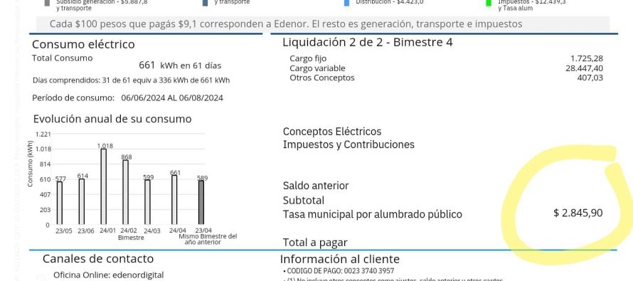 Los municipios ya no podrán incluir impuestos ni tasas en las facturas de servicios