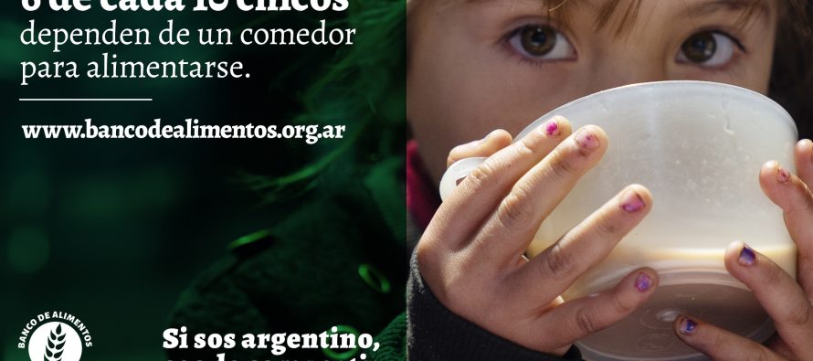 Banco de Alimentos Buenos Aires lanza la campaña “Compartir” para combatir el hambre infantil