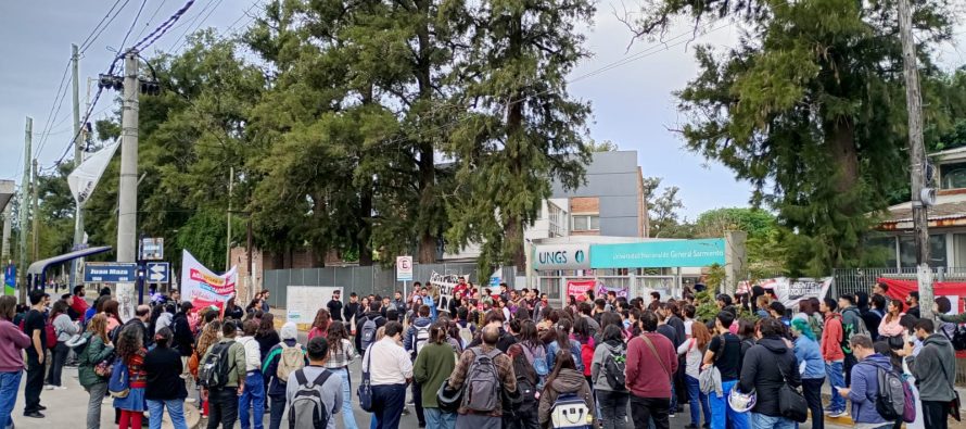 Estudiantes y docentes tomaron la Universidad Nacional de General Sarmiento