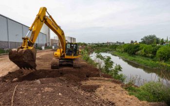 Comenzaron las obras en la ribera del Río Reconquista altura Moreno