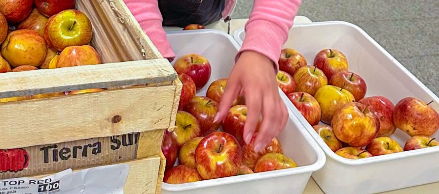 San Fernando entrega frutas a estudiantes secundarios de escuelas públicas