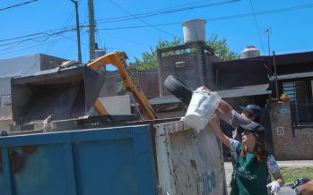 Dengue: se realizó una jornada de descacharreo en el Bajo Boulogne