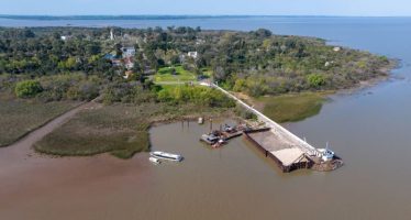 Entra en su etapa final la obra del muelle de la Isla Martín García