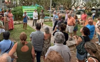 Vecinos de Vicente López se oponen a las obras de remodelación de la plaza histórica de la ciudad