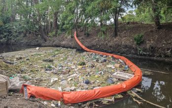 La ecobarda del Arroyo Escobar evitó que más de 5.000 kilos de basura contaminen la Reserva de Maschwitz