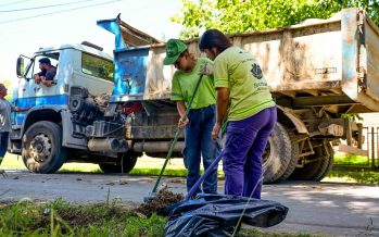 Escobar: jornadas de limpieza para evitar la formación de microbasurales