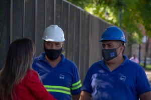 Malena visita el barrio BASI 2