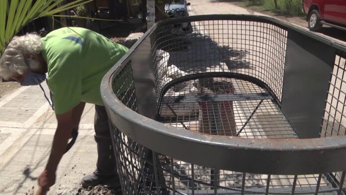 El Municipio de San Fernando colocó cestos de basura en donde se construirá el Parque Fate