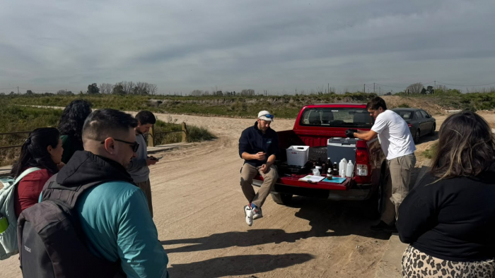 COMIREC continuó el curso de monitoreo de aguas superficiales
